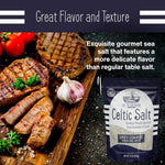 Le Marinier Celtic Salt Organic Grey Coarse, 1.1lb - 18oz. Mineral Rich 100% Natural and Unrefined French Sea Salt Organic. Hand Harvested Mineral Sea Salt, Sel Gris (1.1lb Grey Coarse)