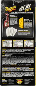 Meguiar's G191700 Smooth Surface Clay Kit, Safe and Easy Car Claying for Smooth as Glass Finish
