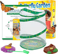 Insect Lore Butterfly Garden Kit with Live Caterpillars – Grow 10 Painted Lady Butterflies - STEM Learning Activity, Habitat with Journal, Stickers, Seeds & Figurines - As Seen on TV