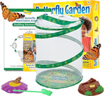 Insect Lore Butterfly Garden Kit with Live Caterpillars – Grow 10 Painted Lady Butterflies - STEM Learning Activity, Habitat with Journal, Stickers, Seeds & Figurines - As Seen on TV