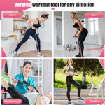 Resistance Bands with Handles for Women - 5 Levels, Yoga, Pilates, Therapy