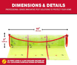 Catchmaster Giant Fly Glue Trap 3-Pack 30 Feet Each, Adhesive Fly Traps Outdoor, Sticky Bug Catcher, Bulk Flying Insect Paper Roll, Pet Safe Pest Control for Garage, Barn, Greenhouse & Garbage Room