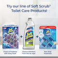 Soft Scrub 4-in-1 Rim Hanger Toilet Bowl Cleaner, Lavender, 2 Count