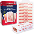 Catchmaster Pro Strength Mouse & Insect Glue Boards 60pk Traps Indoor for Home, Adhesive Bug Catcher, Rat & Rodent Sticky Trap, Non Toxic Bulk Pre-Baited Glue Traps, Pet Safe House Pest Control