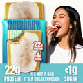 Legendary Foods 22g Protein Pastry 0g Added Sugar, Low Carb, Gluten Conscious, Keto Snack, Ideal for Glucose Management, Includes Whey Protein Isolate, 8 Pack Frosted Cinnamon