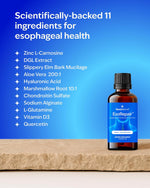 EsoRepair Nano Esophageal & Stomach Health Supplements for Men & Women - Digestive Comfort - Slippery Elm Bark, Zinc L-Carnosine & Aloe Vera Extract - Non-GMO & Dairy Free