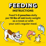 Temptations Creamy Puree with Chicken, Salmon, and Tuna Variety Pack of Lickable, Squeezable Cat Treats, 0.425 Oz Pouches, 24 Count