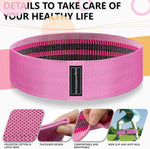 3-Level Fabric Resistance Bands for Strength Training, Rehab, Yoga