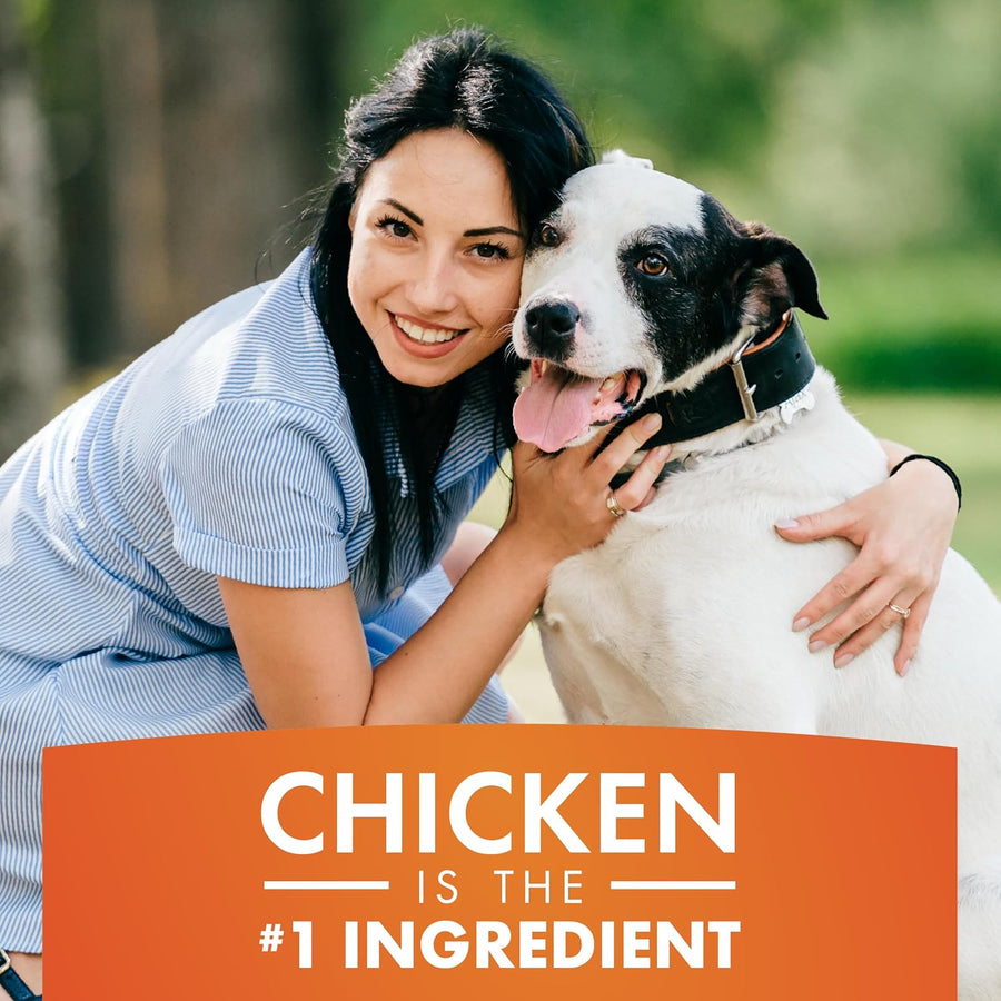 Dog Treats, Chicken Jerky for Dogs, Made with 100% Real Chicken Breast, 16 Ounces, Healthy, Easily Digestible, Long-Lasting, High Protein Dog Treat, Satisfies Dog's Urge to Chew (Pack of 1)