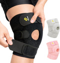 Bracoo Knee Support Brace for Men Women, Adjustable Compression Sleeve Wrap
