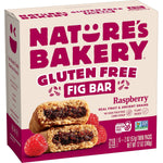 Nature’s Bakery Gluten Free Fig Bars, Raspberry, Real Fruit, Vegan, Non-GMO, Snack Bar, 1 box with 6 twin packs (6 twin packs)