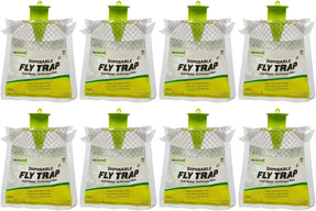 RESCUE! Outdoor Disposable Hanging Fly Trap - 8 Traps