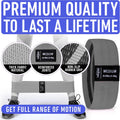 Resistance Bands for Workout with Fabric Elastic Bands for Leg, Glute & Thigh Toning