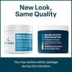 Glycolic Acid 20% Resurfacing Pads for Face & Body with Vitamins B5, C & E, Green Tea, Calendula, Allantoin - Exfoliates Surface Skin and Reduces Appearance of Fine Lines and Wrinkles - Peel Pads