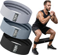 Tribe Fabric Resistance Bands - 3 Pack for Workout, Booty, Legs & Glute - Non-Slip Exercise Bands