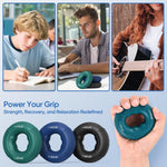 FitBeast Grip Strength Trainer - 6-Piece Hand Therapy Set for Strength, Recovery & Stress Relief