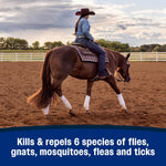 Farnam Repel-X Ready-To-Use Fly Spray, Insecticide And Repellent For Horses And Dogs, 32 Fluid Ounces, 1 Quart Bottle With Trigger Sprayer