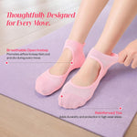 CoolMate Pilates Socks for Women, Non-Slip Yoga Socks