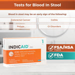 INDICAID iFOB Test, FIT Colon Test, Accurate and Easy at Home