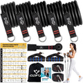 Resistance Bands with Handles for Women - 5 Levels, Yoga, Pilates, Therapy