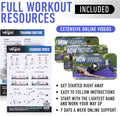 Resistance Bands for Workout with Fabric Elastic Bands for Leg, Glute & Thigh Toning