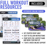 Resistance Bands for Workout with Fabric Elastic Bands for Leg, Glute & Thigh Toning