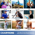 CHARMKING Compression Socks for Women and Men 15-20 mmHg