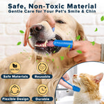6PCS Pet Grooming Kit for Dogs,Cats and Horses | Dog Washing Gloves | Dog Bath Brush | Dog Bath Gloves | Dog Shampoo Brush | Pet Grooming Gloves | Dog Bath Supplies (Navy Blue)