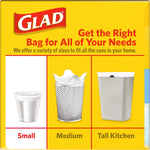 Glad OdorShield Small Trash Bags, Febreze Fresh Clean, 4 Gal, 26 Ct (Package May Vary)