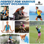 YQXCC Cooling Towels | 4 Pack 47"x12" | Instant Chilling for Workout, Sports & More