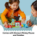 LEGO DUPLO Disney Mickey Mouse Clubhouse & Car Building Kit - Color Sorting Sensory Toy with Spinning Wheel - Toy for Toddlers, Girls, and Boys, Ages 2+ - Birthday Gift for Preschoolers - 10454