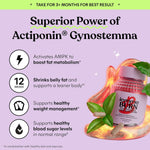 Lemme Burn - Metabolism, Belly Fat Burning + AMPK Activating Supplement for Men & Women w/Clinically Studied Actiponin Gynostemma, Green Tea Extract, Vitamins B6 & B12 - Gluten Free, 60 Count