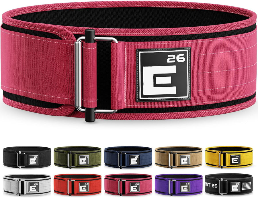 Element 26 Self-Locking Weight Lifting Belt - Premium Weightlifting Support for Functional Fitness