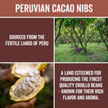 Viva Naturals Organic Cacao Nibs, Unsweetened, 1 LB (454 g), Keto Friendly, Vegan, Non-GMO, Gluten-Free Chocolate Chip Substitute