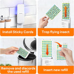 Mosalogic Fruit Fly Traps for Indoors Gnat Trap for House Indoor-600 Sqft Protection Area UV Fly Insect Trapper for Fruit Flies，Gnat，Mosquito，and Other Flying Insect Plug in Bug Killer White