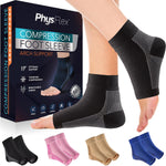 Compression Socks 20-30mmHg for Ankle Support and Pain Relief