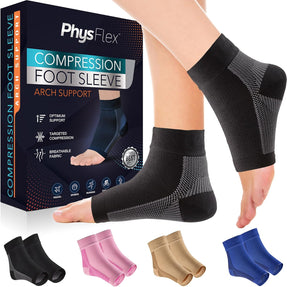 Compression Socks 20-30mmHg for Ankle Support and Pain Relief