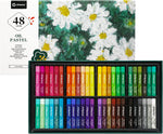 Artecho Oil Pastels Set of 48 Colors, Soft Oil Pastels for Art Painting, Drawing, Blending, Art Supplies for Artists, Beginners, Students, Teachers (10 x 70 mm)