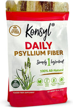 Konsyl Daily Psyllium Fiber Powder 19oz Natural Unflavored Soluble Dietary Fiber Supplement