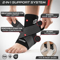 Sleeve Stars Ankle Brace for Women & Men, Compression Sleeve for Plantar Fasciitis Relief
