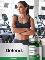 Horbäach Odorless Garlic Softgel Supplement | 200 Pills | Ultra Potent Concentrated Herbal Extract | Non-GMO & Gluten Free