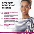 Beet Root 5-in-1 Complex Capsules - Healthy Blood Pressure Support Supplement** for Heart & Circulation Support - Olive Leaf, Hawthorn Berry & Hibiscus - for Men & Women - Lab Tested - 120 Capsules