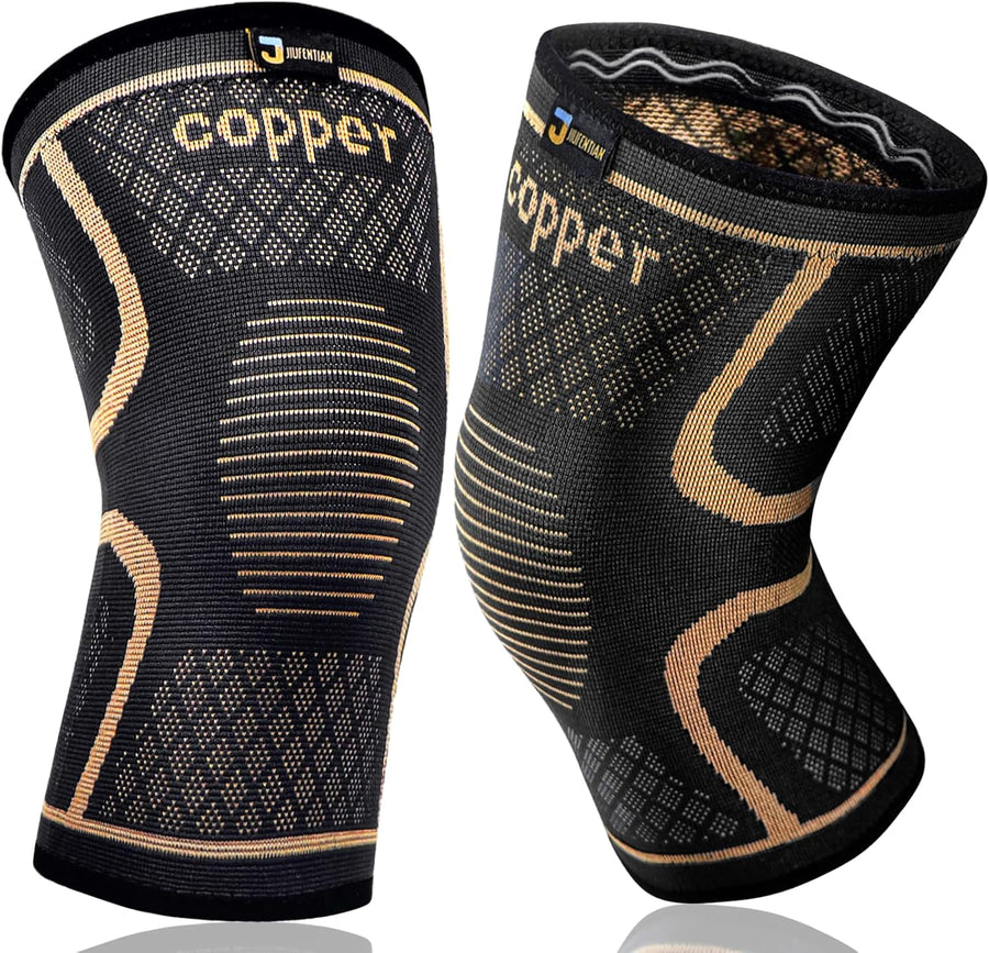 Copper Knee Braces for Men and Women, Knee Supports and Compression Sleeves