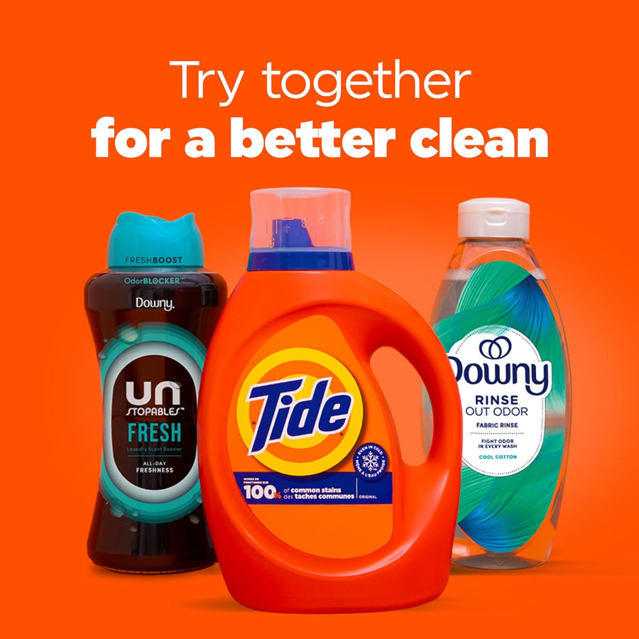 Tide Liquid Laundry Detergent, HE Compatible, Original Scent, 80 loads, 105 fl oz