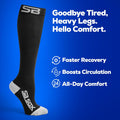 SB SOX Compression Socks for Men & Women 20-30mmHg