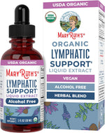 MARYRUTH'S Lymphatic Support Liquid Drops USDA Organic | Herbal Blend with Echinacea & Elderberry | Blue Vervain | Vegan | Alcohol-Free | Non-GMO | 30 Servings