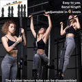 Innstar Heavy Duty Pull Up Assist Bands - Adjustable Resistance 165-265lbs with Fabric Feet/Knee Rest