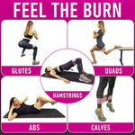 Resistance Bands for Workout - 4 Booty Bands for Women Men Fabric Elastic Bands