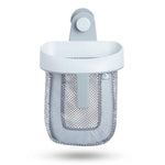 Munchkin Super Scoop™ Hanging Bath Toy Storage with Quick Drying Mesh, Grey