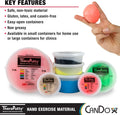CanDo 10-0901 TheraPutty Standard Hand Exercise Putty, 2-ounce, Tan, 2oz